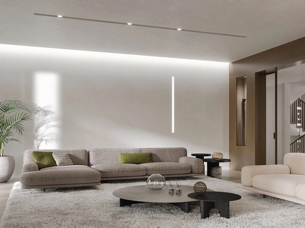 Bespoke villa living space renovation in Dubai